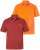 JP1880 Polo Shirts 2-pack Piqué Red Orange - Tricouri polo - Tricouri Polo Bărbați Mărimi Mari