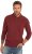 JP1880 Polo Shirt Long Sleeve Piqué Red - Tricouri polo - Tricouri Polo Bărbați Mărimi Mari