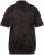 JP1880 Pique with All-over Print Polo Shirt TALL Black - TALL tricouri polo - Tricouri polo TALL pentru bărbați înalți