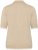 Kaffe Curve Lizzy Contrast Knitted Polo Feather Grey Melange - Tricouri polo - 