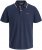 Jack & Jones Blaze Short Sleeve Polo Navy - Tricouri polo - Tricouri Polo Bărbați Mărimi Mari