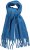 Ulla Popken Trendy Boucle Yarn Fringe Knit Scarf Teal Blue - Accesorii - 
