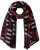 Ulla Popken Be Happy Statement Print Scarf Navy - Accesorii - 