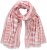 Ulla Popken Striped Statement Scarf Neon Red - Accesorii - 