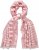 Ulla Popken Striped Statement Scarf Neon Red - Accesorii - 