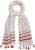 Ulla Popken Dot Print Tassel Accent Scarf Red - Accesorii - 