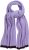 Ulla Popken Two Tone Knit Scarf Lavender - Accesorii - 