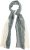Ulla Popken Two Tone Scarf Grey - Accesorii - 