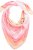 Ulla Popken Square Tie Dye Scarf Light Pink - Accesorii - 