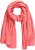 Ulla Popken Muslin Scarf Dark Coral - Accesorii - 