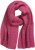 Ulla Popken Garter Stitch Knit Scarf Pink - Accesorii - 