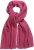 Ulla Popken Garter Stitch Knit Scarf Pink - Accesorii - 