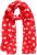Ulla Popken Polka Dot Scarf Neon Red - Accesorii - 