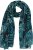 Ulla Popken Leaf Dot Scarf Navy - Accesorii - 