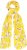 Ulla Popken Lemon Print Scarf Sun Yellow - Accesorii - 