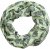 Ulla Popken Leaf Print Infinity Scarf Pistachio - Accesorii - 