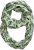 Ulla Popken Leaf Print Infinity Scarf Pistachio - Accesorii - 