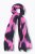 Ulla Popken Two Tone Fringed Hem Scarf Bold Pink - Accesorii - 