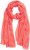 Ulla Popken Lightweight Scarf Coral Pink - Accesorii - 