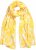 Ulla Popken Circle Print Scarf Yellow - Accesorii - 