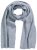 Ulla Popken Ribbed Knit Scarf Light Grey Melange - Accesorii - 