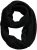 Ulla Popken Knit Infinity Scarf Black - Accesorii - 