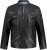 JP1880 Biker Style Leather Jacket Black - Geci - Geci Bărbați Mărimi Mari
