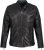 JP1880 Classic Biker Style Leather Jacket Black - Geci - Geci Bărbați Mărimi Mari