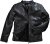 JP1880 Classic Biker Style Leather Jacket Black - Geci - Geci Bărbați Mărimi Mari
