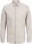 Jack & Jones Breeze Linen Blend Long Sleeve Shirt Crockery - Cămăși - Cămăși Bărbați Mărimi Mari