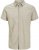 Jack & Jones Breeze Linen Blend Short Sleeve Shirt Beige - Cămăși - Cămăși Bărbați Mărimi Mari