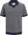 Jack & Jones Ceaston Knit Short Sleeve Sweater Grey/Blue - Pulovere & hanorace - Pulovere & Hanorace Bărbați Mărimi Mari
