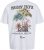 Jack & Jones Botaniq Crew Neck T-Shirt Bright White - Tricouri - Tricouri Bărbați Mărimi Mari