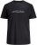 Jack & Jones Lavance Crew Neck T-Shirt Black Beauty - Tricouri - Tricouri Bărbați Mărimi Mari