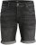Jack & Jones RICK FOX SHORTS GE 245 Shorts Black Denim - Pantaloni scurți - Pantaloni Scurți Mărimi mari Bărbați 