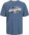 Jack & Jones Hawaii Shape Crew Neck T-Shirt Blue - Tricouri - Tricouri Bărbați Mărimi Mari