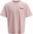 Jack & Jones Fold Crew Neck T-Shirt Tickled Pink - Tricouri - Tricouri Bărbați Mărimi Mari