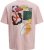 Jack & Jones Fold Crew Neck T-Shirt Tickled Pink - Tricouri - Tricouri Bărbați Mărimi Mari