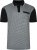 Kam Jeans 5518 Smart Mini Geo-Print Polo Black - Tricouri polo - Tricouri Polo Bărbați Mărimi Mari