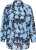 Kaffe Curve Sasja Cămașă cu mânecă lungă Blue Snake Flower - Bluze & tunici - 