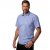 JP1880 Short Sleeve Check Print Traditional Shirt Blue - Cămăși - Cămăși Bărbați Mărimi Mari