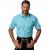 JP1880 Shirt Traditional Short Sleeve Turquoise - Cămăși - Cămăși Bărbați Mărimi Mari
