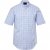 JP1880 Shirt Traditional Short Sleeve Checked Light Blue - Cămăși - Cămăși Bărbați Mărimi Mari