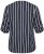 Kaffe Curve Sida Bluză Midnight/Cretă Dungat - Bluze & tunici - 