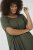Kaffe Curve Ami Mânecă scurtă Tunic Frunză de viță - Tricouri - 