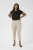 Kaffe Curve Leana Pantaloni Chino 7/8 Gri Pană - Blugi & Pantaloni pentru Femei Mărimi Mari – Plus Size - 
