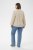 Kaffe Curve Josa Shirt Feather Grey Stripe - Cămăși - 