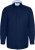 D555 Richard Cămașă Oxford Cu Mânecă Lungă TALL Bleumarin - TALL cămăși - 