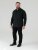D555 Richard Cămașă Oxford Cu Mânecă Lungă TALL Neagră - TALL cămăși - 