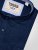 D555 Richard Cămașă Oxford Cu Mânecă Lungă TALL Bleumarin - TALL cămăși - 